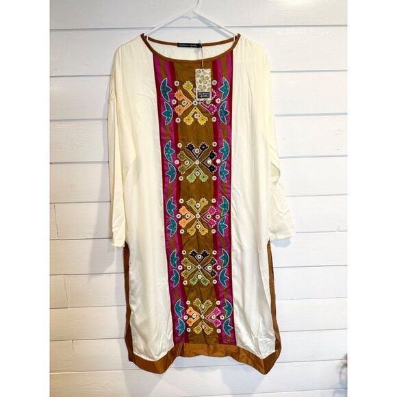 Gudrun Sjödén Aki Snowflake Modal Dress Small NEW Sustainable - Picture 1 of 8